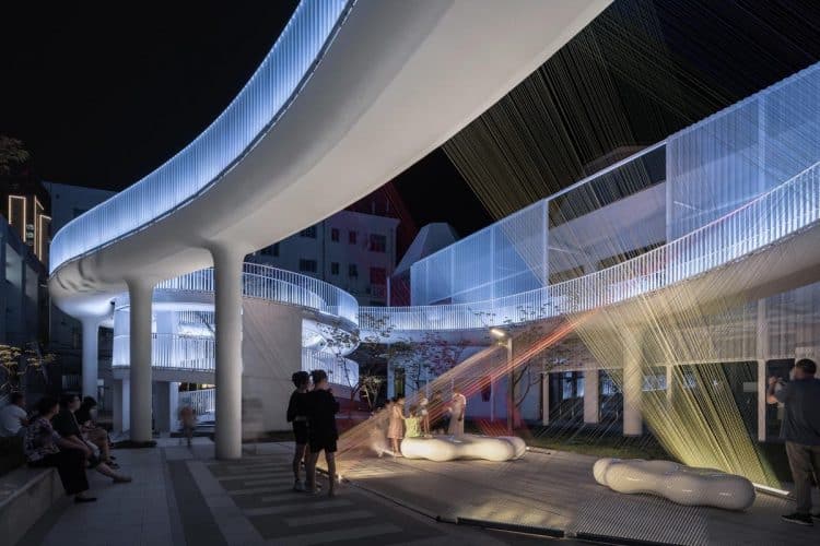arquitectura industrial. Plataforma flotante. minax architects