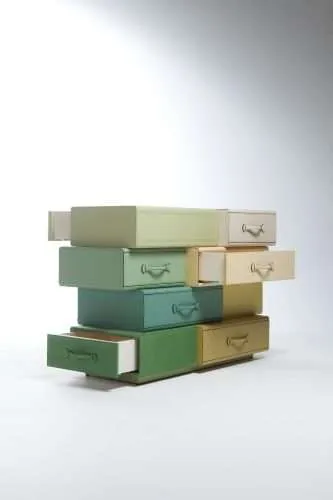 Chest of Briefcases. Maarten De Ceulaer. Diseño belga