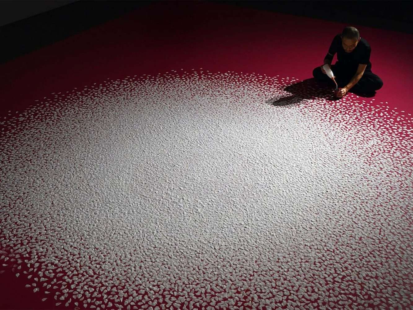 Motoi Yamamoto. Pintar con sal