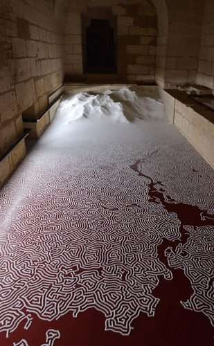 Motoi Yamamoto. Pintar con sal