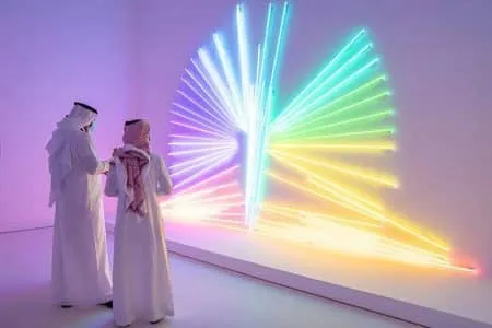 Festival de luces. Riad. Noor Riyadh