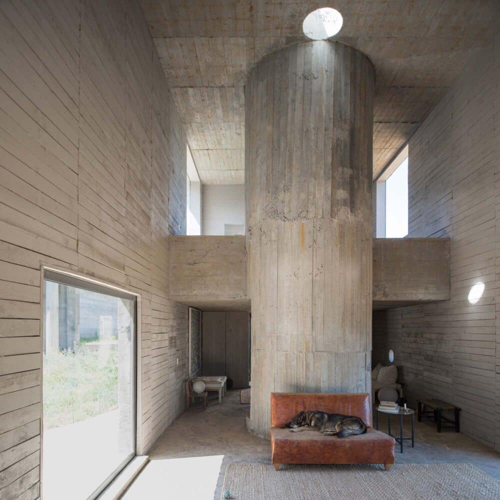 Casa Luna, Pezo von Ellrichshausen, brutalismo