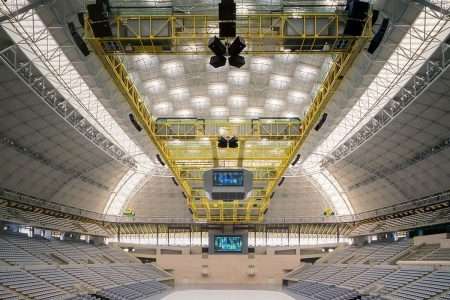 Palau Sant Jordi. Arata Isozaki. Barcelona. 1990