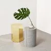 Shiny Hex & Rubber CYL Side Table. Slash Objects. Diseñadores americanos
