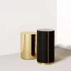 Shiny Hex & Rubber CYL Side Table. Slash Objects. Diseñadores americanos