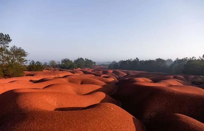 Parque natural Arcilla roja. Duna. Shuishi architects. Red Earth Heritage Park