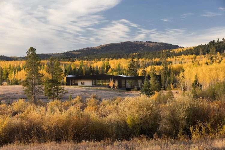 Jackson Hole. Casa alargada. ShineMaker