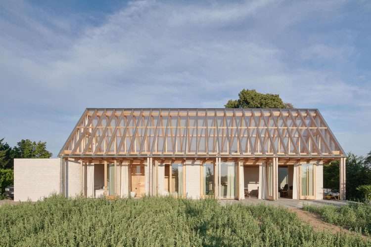 casa vacacional. techo de cristal. sigurd larsen