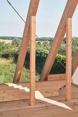 casa vacacional. techo de cristal. sigurd larsen