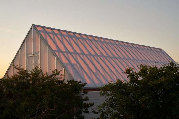 casa vacacional. techo de cristal. sigurd larsen