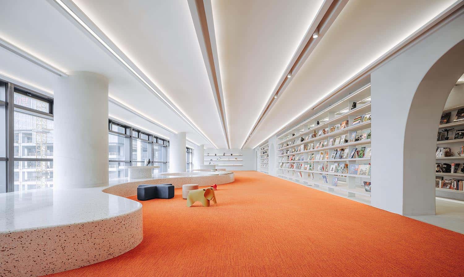 Wutopia Lab. The Satori Harbor. biblioteca flotante