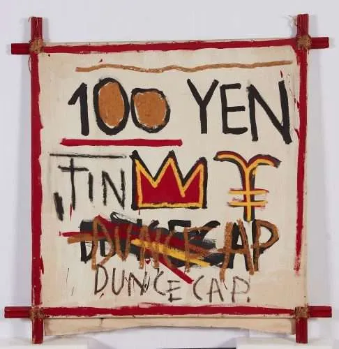 Untitled (100 Yen). King Pleasure. Jean-Michel Basquiat