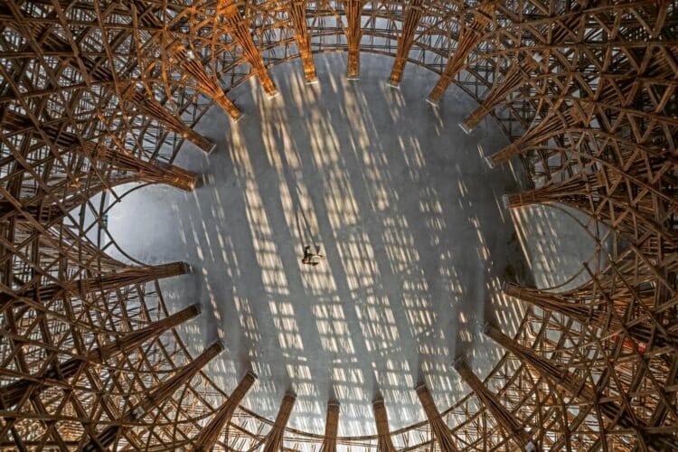centro de visitantes, Bambú, VTN Architects, Vo Trong Nghia Architects