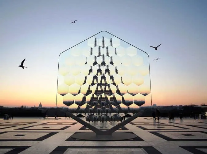 Les Grands Kaleidoscopes. París, Francia. Las esculturas cinéticas de Vincent Leroy. Arte y paisaje
