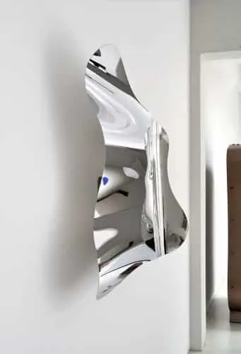 Reflecteur wall sculpture. Xavier Lust. Collectible Design Fair. Art design