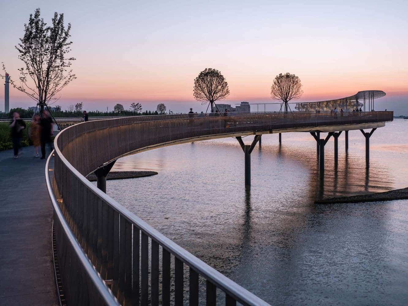 Yuandang plataforma flotante. Bearley architects & urbanist