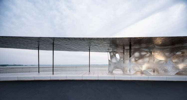 Yuandang plataforma flotante. Bearley architects & urbanist