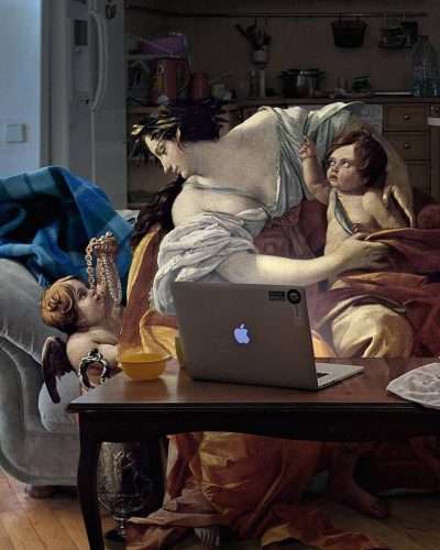 arte clásico. collage digital. Alexey Kondakov
