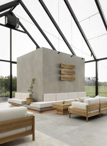 restaurante sueco. Norm Architects. invernadero de cristal