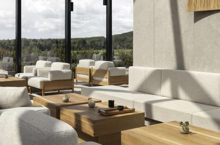 restaurante sueco. Norm Architects. invernadero de cristal