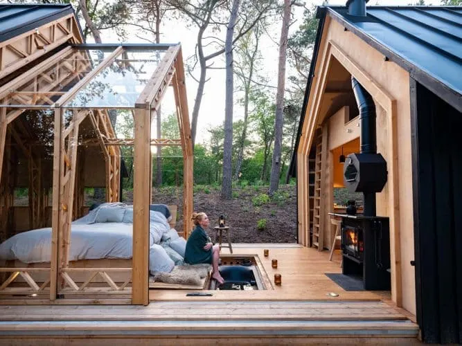▷ ANNA. Cabaña de madera movible para disfrutar del paisaje