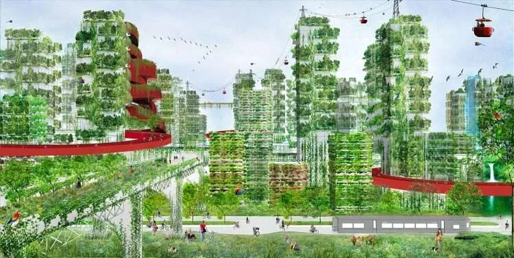 Forest City Concept Vision. Stefano Boeri Architetti.