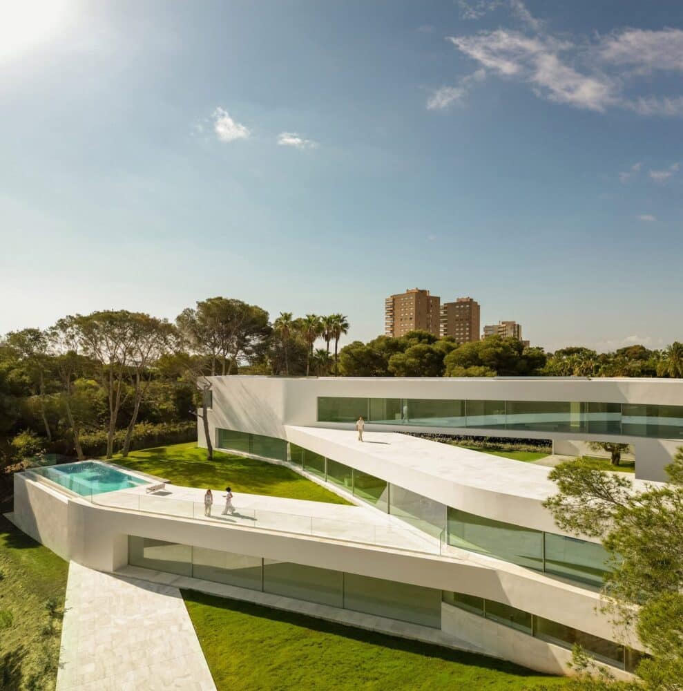 Fran Silvestre Arquitectos, casa en zigzag, casa escultural