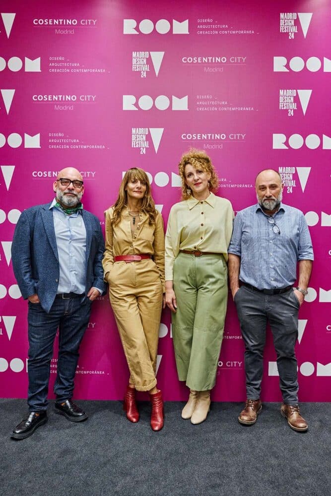 Emerio Arena y Antonio Jesús Luna. Nuwstros directorores con Arianna Lelli Mami y Chiara Di Pinto