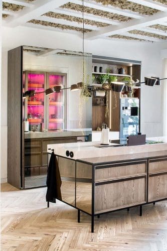 Diseño de cocina. Casa Decor. cocina vanguardista. cocina sostenible