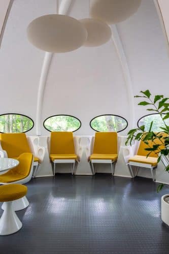 Futuro House. casa OVNI. casa portátil. Craig Barnes