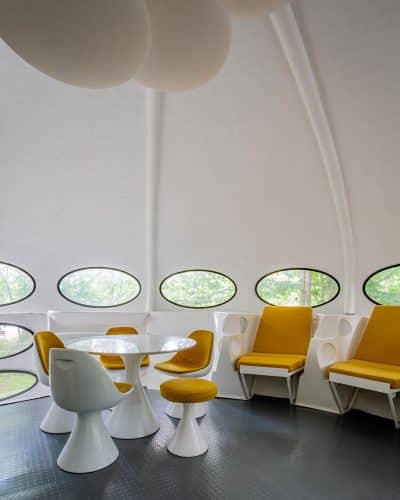 Futuro House. casa OVNI. casa portátil. Craig Barnes