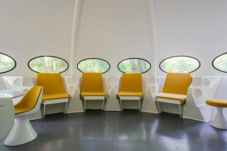 Futuro House. casa OVNI. casa portátil. Craig Barnes