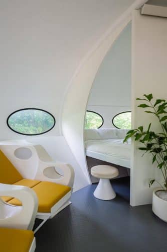 Futuro House. casa OVNI. casa portátil. Craig Barnes