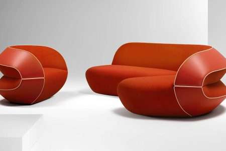 Binda Armchair & Sofa. Raw Edges. Objets Nomades. Louis Vuitton. Fuorisalone. Milan design Week 2023