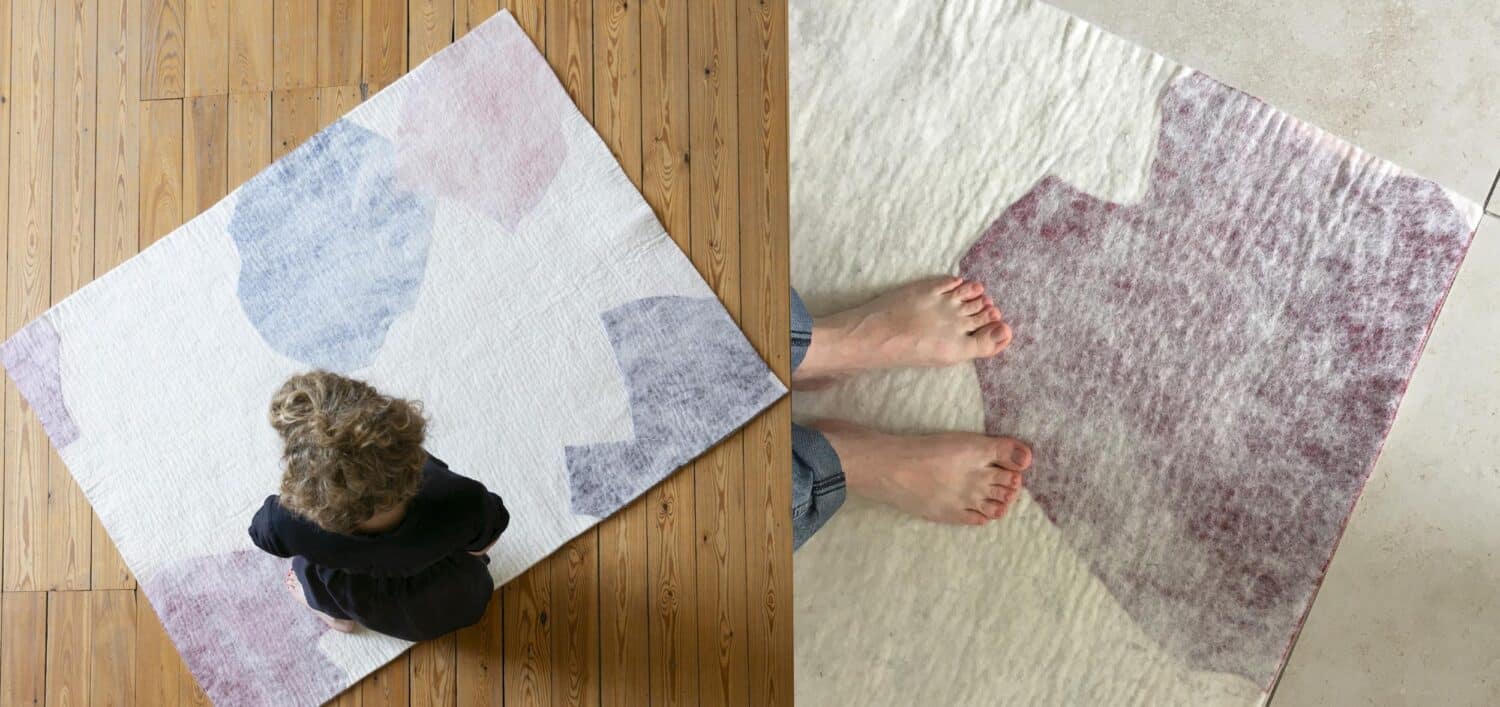 Alfombra Multifelt. Louise Richard. Brussels Design September. Diseño belga