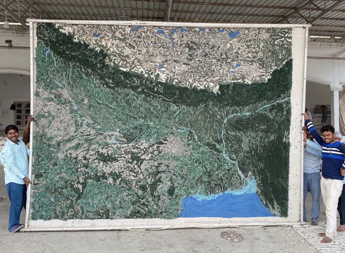 Ganges. Plastic Rivers. Álvaro Catalán de Ocón. GAN Rugs. Alfombras de plástico reciclado