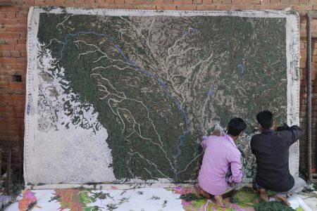 Ganges. Plastic Rivers. Álvaro Catalán de Ocón. GAN Rugs. Alfombras de plástico reciclado