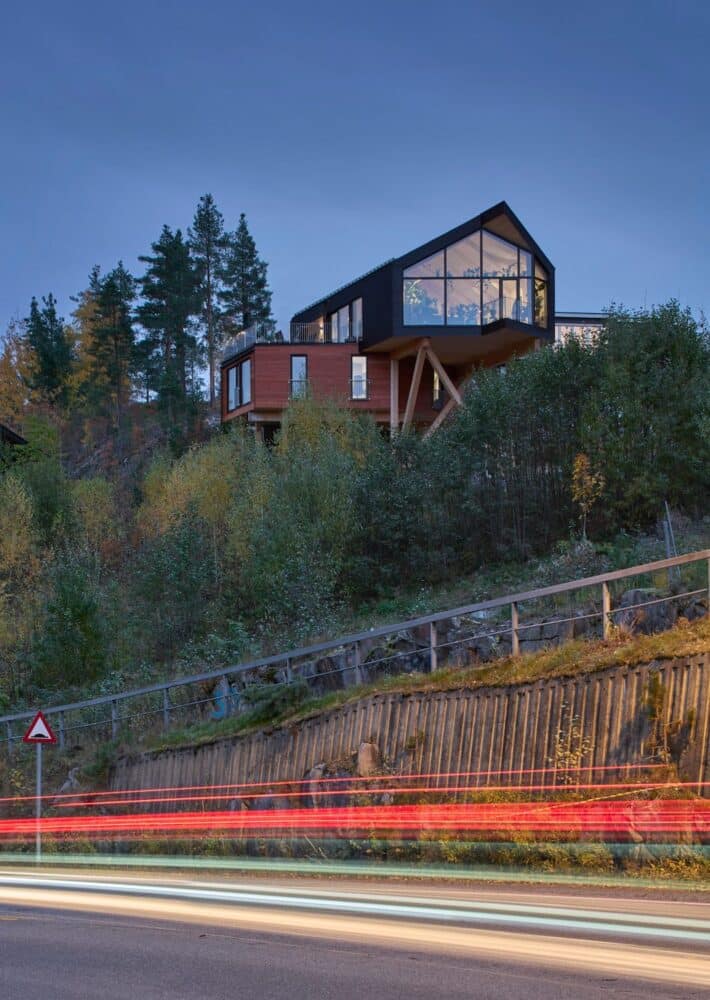 Snøhetta, casa en el árbol, Kongsberg