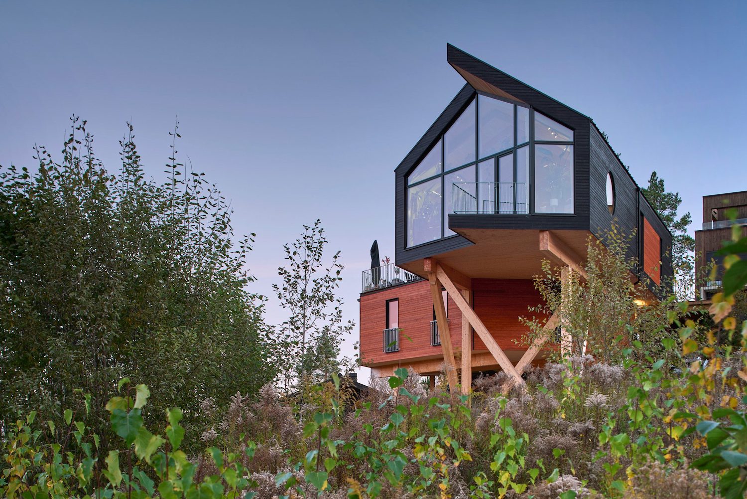 Snøhetta, casa en el árbol, Kongsberg