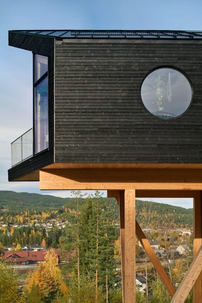 Snøhetta, casa en el árbol, Kongsberg