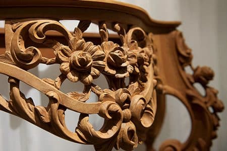 Detalle Mobiliario madera. Cándido Hermida. Madera y diseño