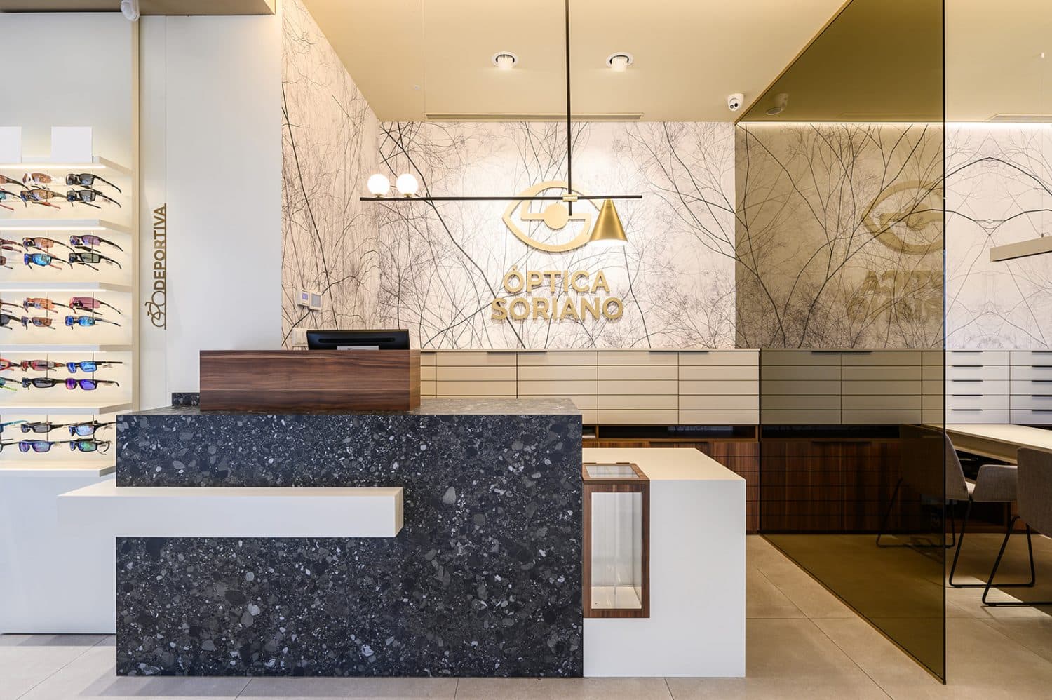 interiorismo de Óptica en Madrid