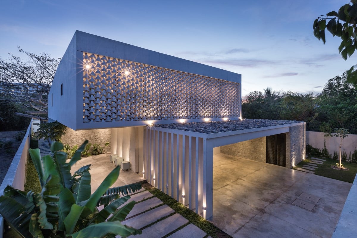 Casa Luso: Un diseño arquitectónico que combina sostenibilidad y geometría vanguardista